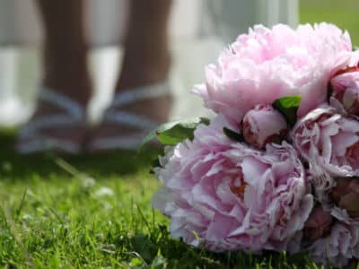 mariage à la ferme bouquet campagne accueil